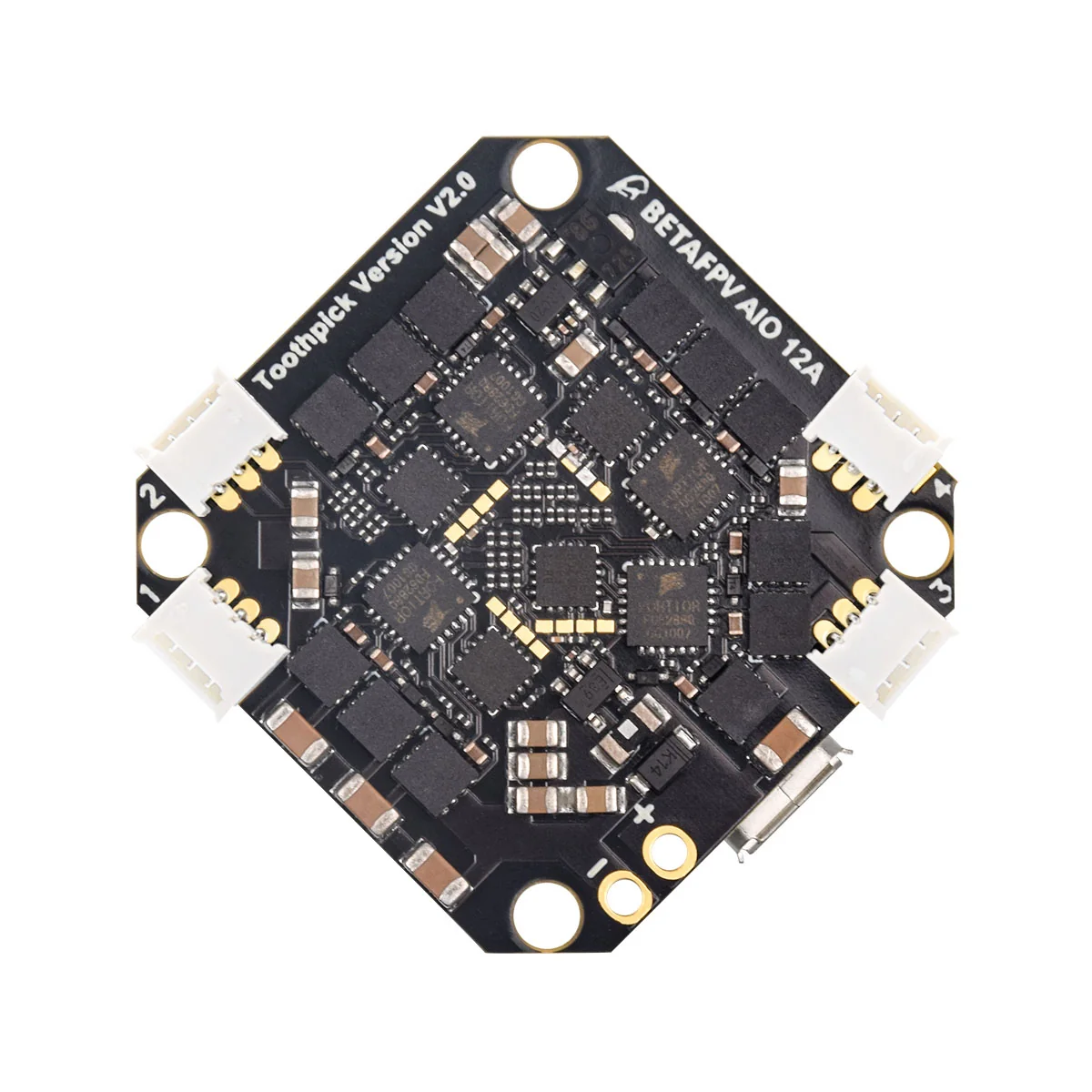Toothpick F4 2-4S AIO Brushless Flight Controller 12A(BLHeli_S) - Image 3